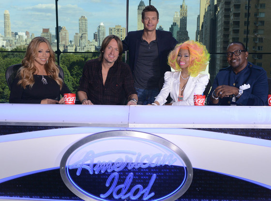 Mariah Carey, Keith Urban, Ryan Seacrest, Nicki Minaj, Randy Jackson, American Idol 12 Mariah Carey, Keith Urban, Ryan Seacrest, Nicki Minaj, Randy Jackson, American Idol 12